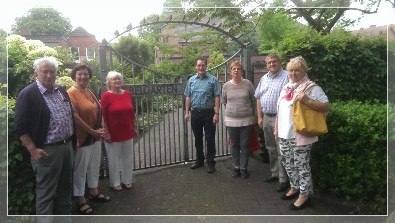 Teilnehmer des Besuchs des Bibelgarte in Werlte