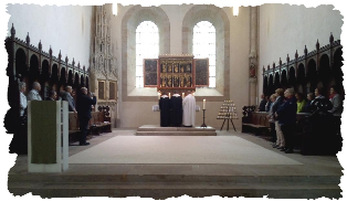 Ökumenischer Gottesdienst im Chor der Klosterkirche